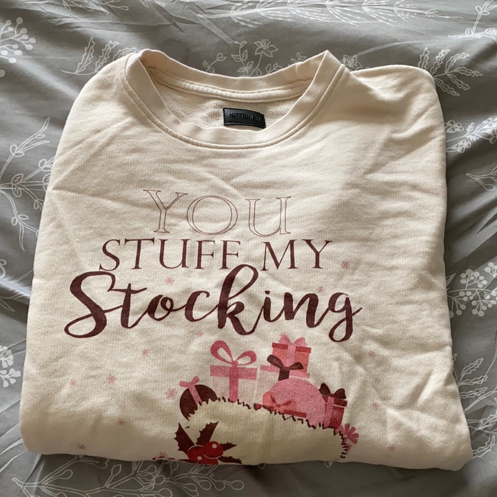 Kittenish “You Stuff My Stocking” Sweatshirt